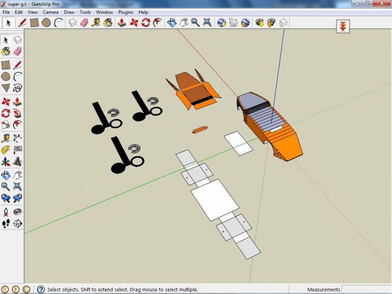plugin - unfold tool sketch up (Pln� velikost v nov�m okn�) plugin - unfold tool sketch up