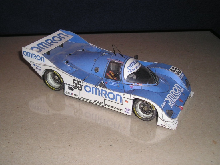 Porsche 962 C Omron (Plná velikost v novém okně) Porsche 962 C Omron