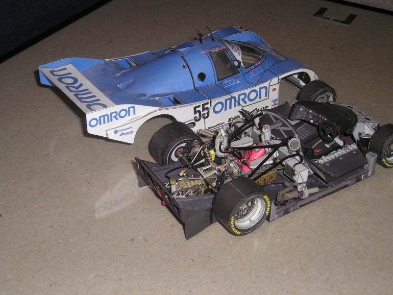 Porsche 962 C Omron (Pln� velikost v nov�m okn�) Porsche 962 C Omron