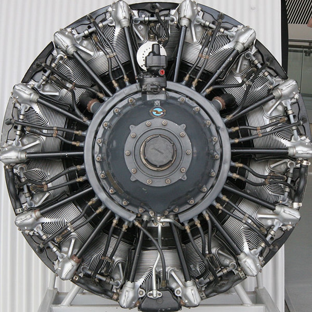 Pratt & Whitney R-1830 Twin Wasp (Plná velikost v novém okně) Pratt & Whitney R-1830 Twin Wasp