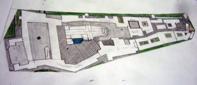Pražský hrad 1:2000 (Plná velikost v novém okně) Pražský hrad 1:2000