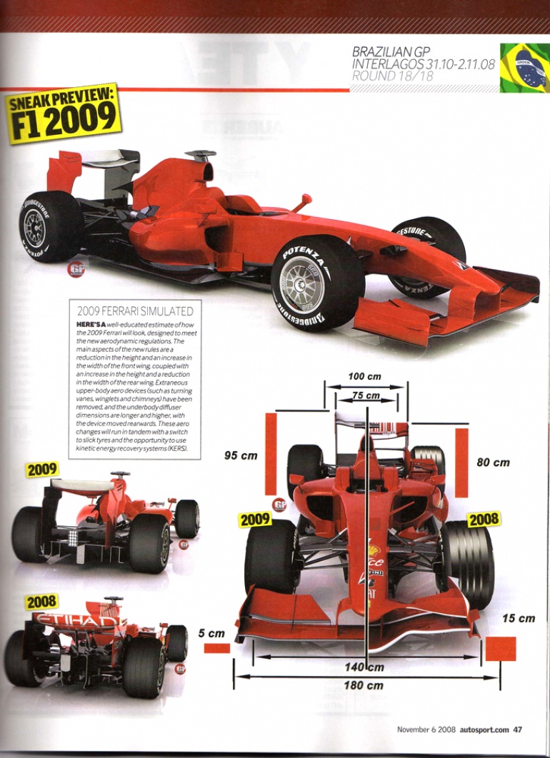 predpisy pre F1 2009 + všeličo (Plná velikost v novém okně) predpisy pre F1 2009 + všeličo