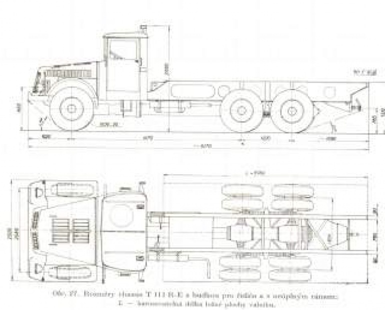 Prestavba T141 na Tatra111 (Plná velikost v novém okně) Prestavba T141 na Tatra111