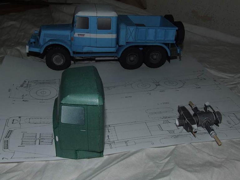 Prestavba T141 na Tatra111 (Plná velikost v novém okně) Prestavba T141 na Tatra111