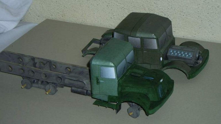 Prestavba T141 na Tatra111 (Plná velikost v novém okně) Prestavba T141 na Tatra111