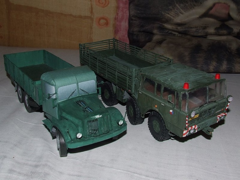 Prestavba T141 na Tatra111 (Plná velikost v novém okně) Prestavba T141 na Tatra111