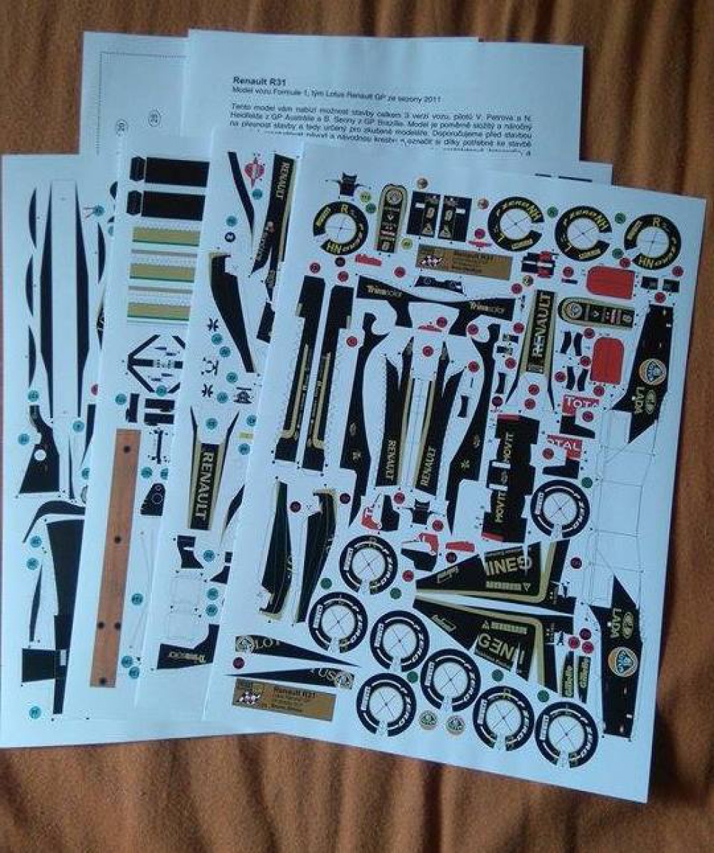 Prodej Modelů F1 (Plná velikost v novém okně) Prodej Modelů F1