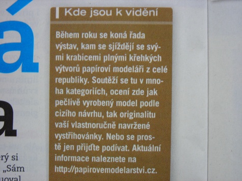 Propagace v novinach
