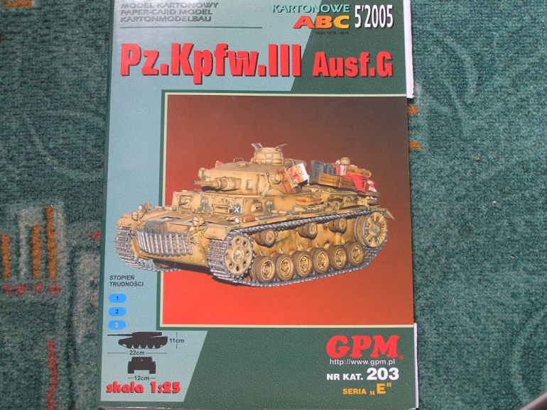 Pz.Kpfw. III Ausf. G (Plná velikost v novém okně) Pz.Kpfw. III Ausf. G