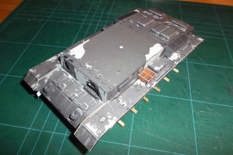 Pz-III Ausf N,testovací lepení Pz-III Ausf N,testovací lepení