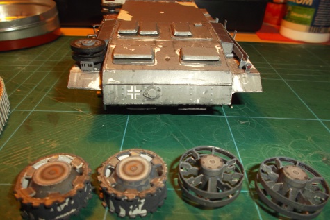 Pz-III Ausf N,testovací lepení Pz-III Ausf N,testovací lepení