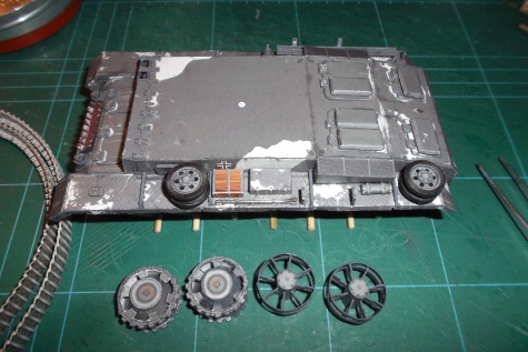 Pz-III Ausf N,testovací lepení Pz-III Ausf N,testovací lepení