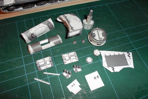 Pz-III Ausf N,testovací lepení Pz-III Ausf N,testovací lepení