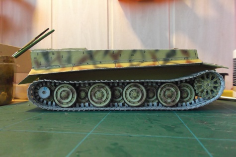 PzKpfw VI Tiger Ausf hibrid , dokon�ov�n�