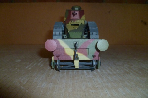 Renault R-17 + železniční podvozek Renault R-17 + železniční podvozek
