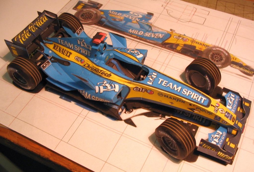 Renault R26, GP Brazil 2006 (Plná velikost v novém okně) Renault R26, GP Brazil 2006