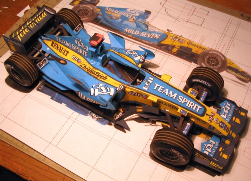Renault R26, GP Brazil 2006 (Plná velikost v novém okně) Renault R26, GP Brazil 2006