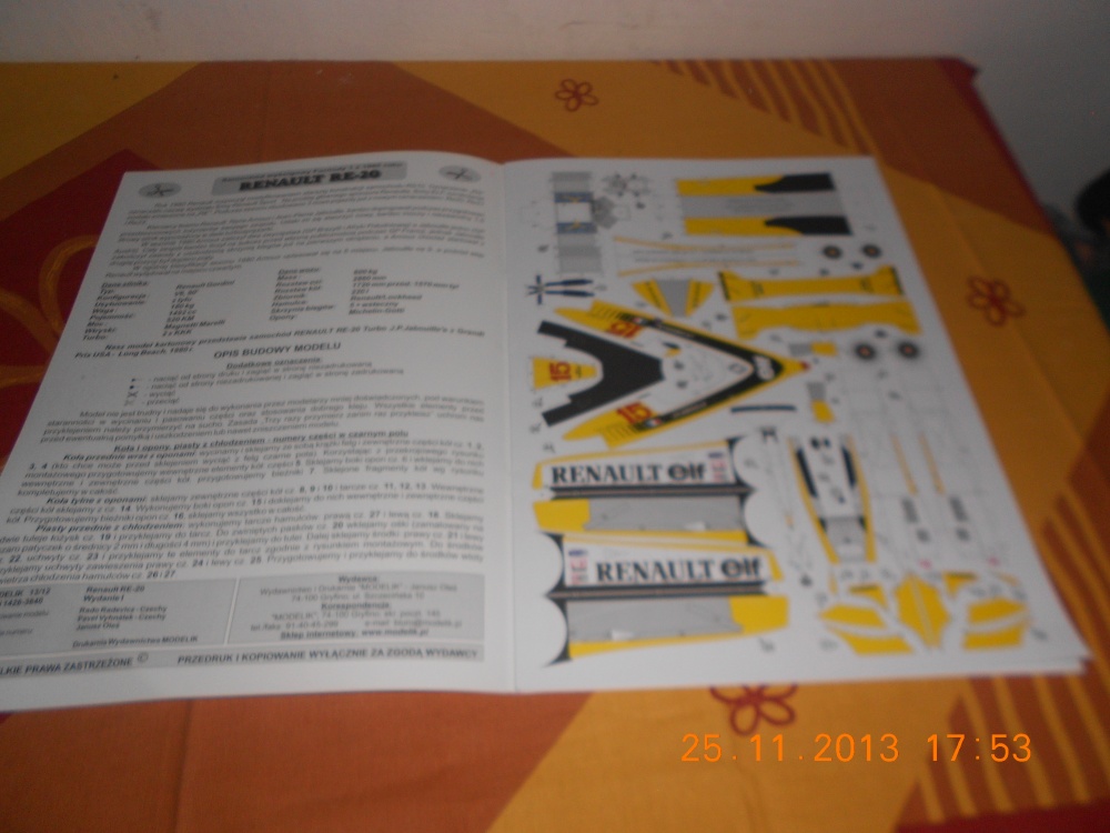 Renault RE-20 1980