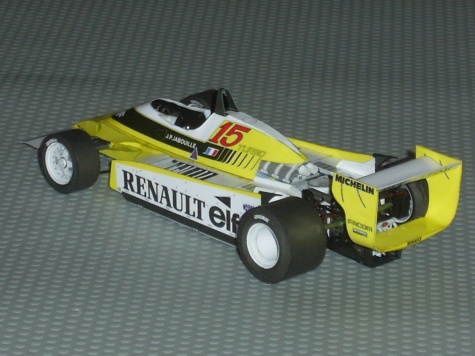 RENAULT RE-20 Turbo,J.P.Jabouille 1980 RENAULT RE-20 Turbo,J.P.Jabouille 1980