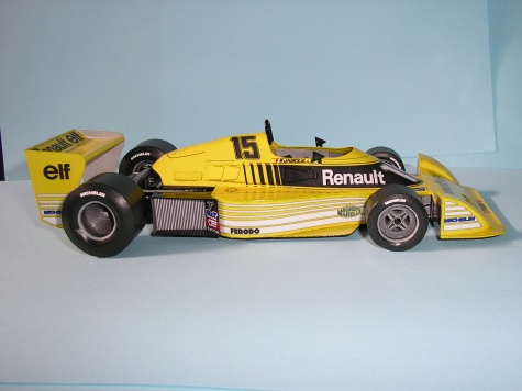 RENAULT RS 01,1977 J.P.Jabouille test car RENAULT RS 01,1977 J.P.Jabouille test car