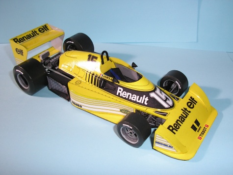 RENAULT RS 01,1977 J.P.Jabouille test car RENAULT RS 01,1977 J.P.Jabouille test car