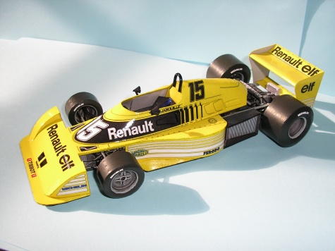 RENAULT RS 01,1977 J.P.Jabouille test car RENAULT RS 01,1977 J.P.Jabouille test car