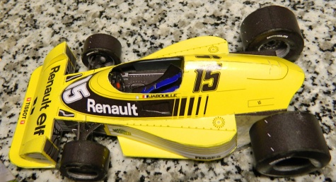 Renault RS 01 Test car 1977 Renault RS 01 Test car 1977