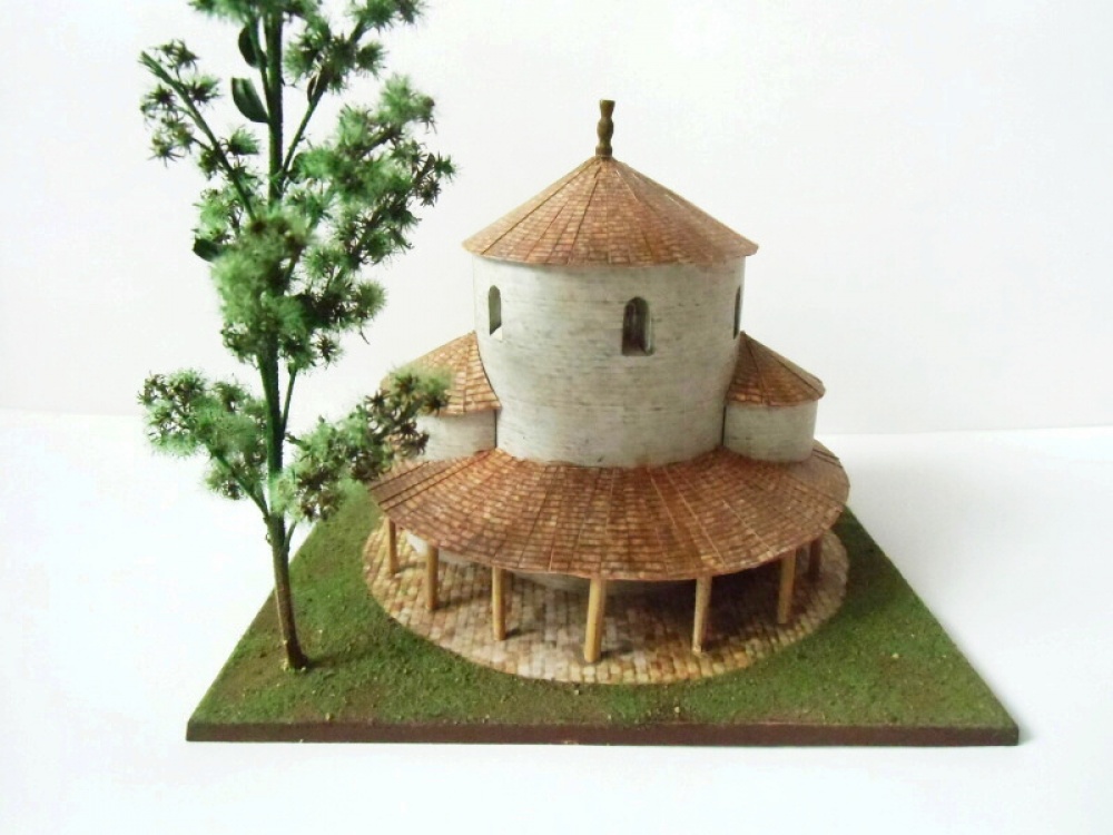 rotunda Mikulčice - rekonstrukce (Plná velikost v novém okně) rotunda Mikulčice - rekonstrukce