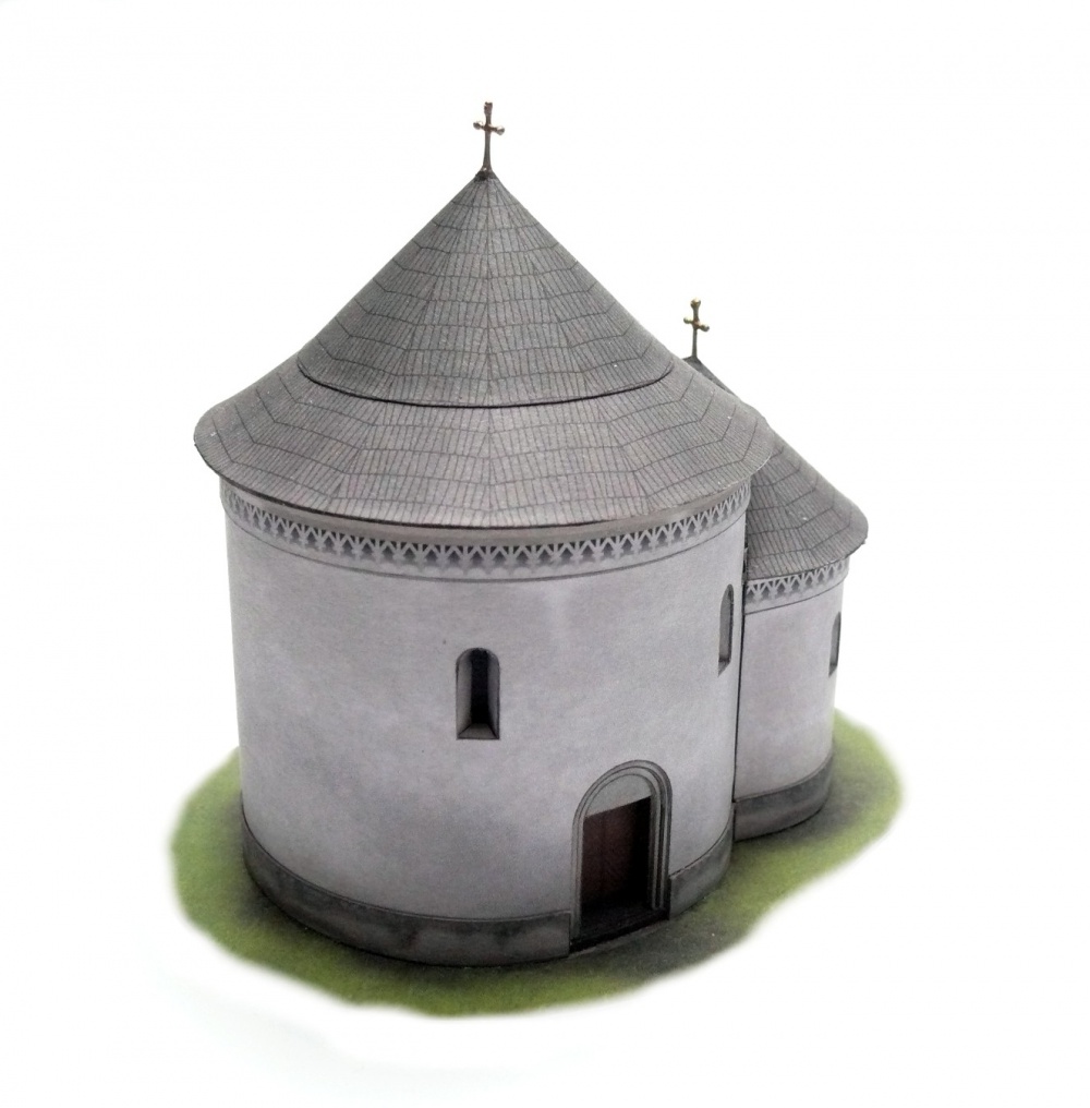 Rotunda sv. Kríža, Križovany n.Dudváhom (Plná velikost v novém okně) Rotunda sv. Kríža, Križovany n.Dudváhom