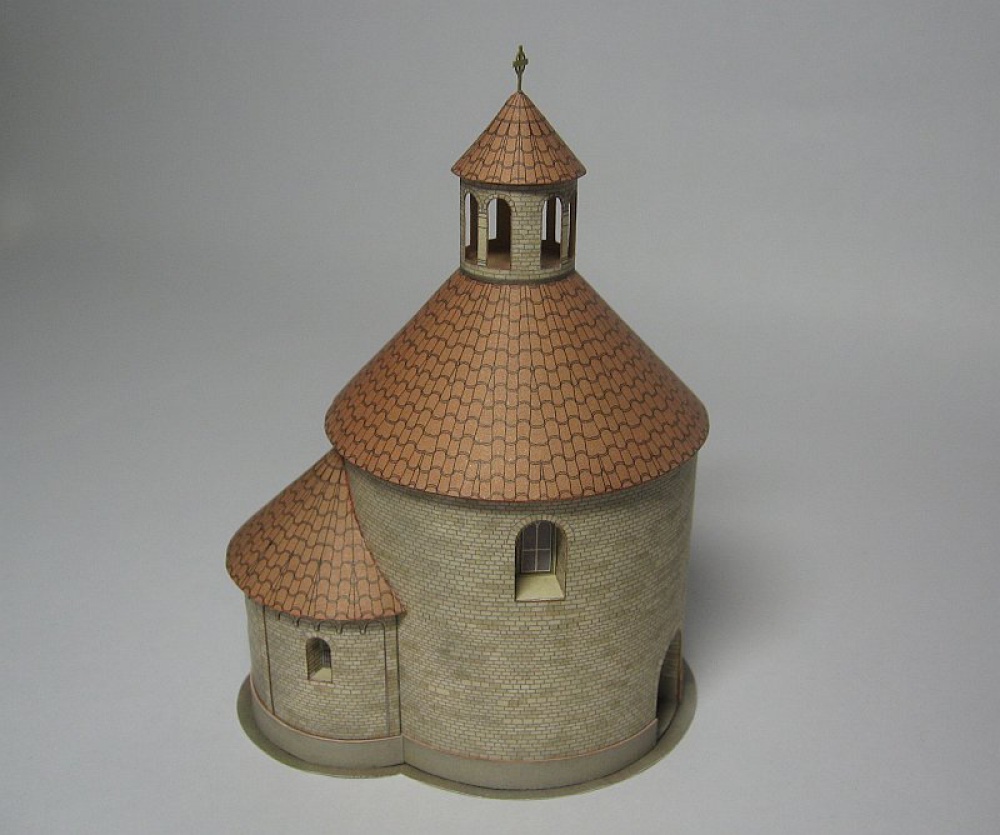 Rotunda sv. Kříže Menšího - Praha (Plnďż˝ velikost v novďż˝m oknďż˝) Rotunda sv. Kříže Menšího - Praha