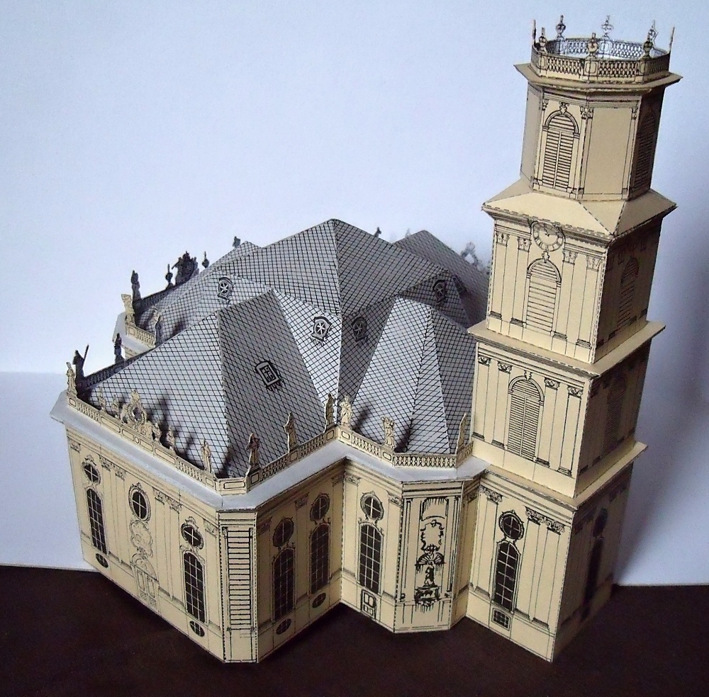 Saarbrücken, Ludwigskirche (Plná velikost v novém okně) Saarbrücken, Ludwigskirche
