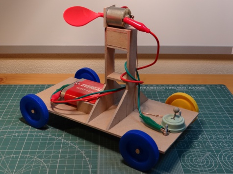 Samohyb elektro-větrový Samohyb elektro-větrový