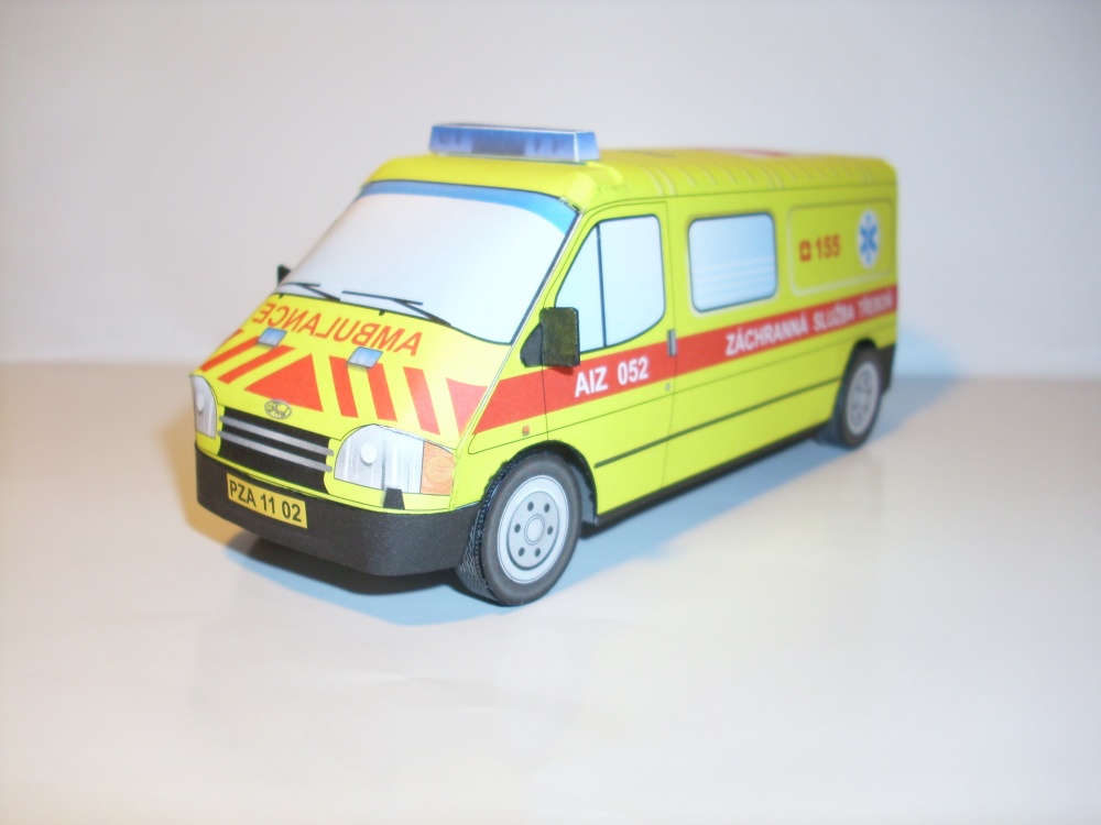 Sanitka Ford Tranzit (Pln� velikost v nov�m okn�) Sanitka Ford Tranzit