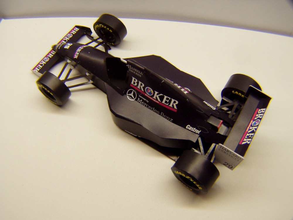 Sauber C13, 1994, K. Wendlinger (Plná velikost v novém okně) Sauber C13, 1994, K. Wendlinger