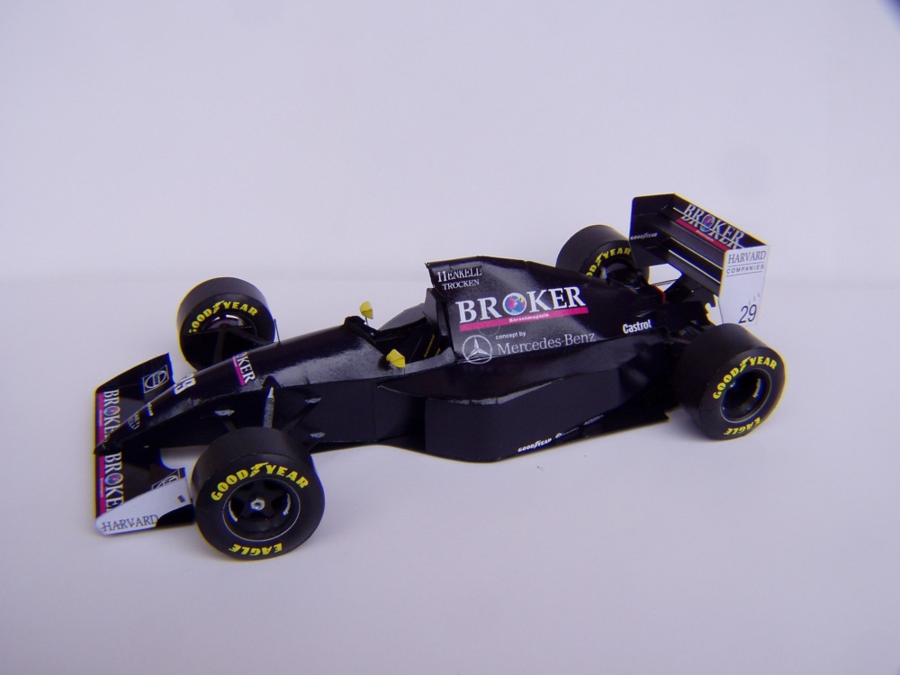 Sauber C13, 1994, K. Wendlinger (Pln� velikost v nov�m okn�) Sauber C13, 1994, K. Wendlinger