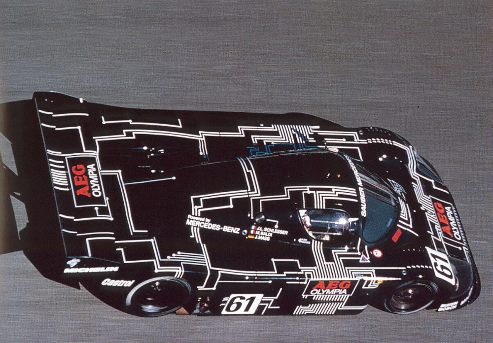 Sauber Mercedes C9 - 1988 (Plná velikost v novém okně) Sauber Mercedes C9 - 1988