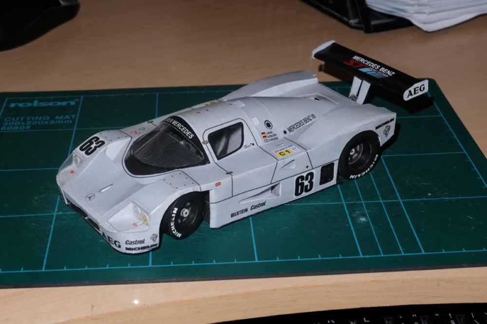 Sauber Mercedes C9 1989 (recolor) (Plná velikost v novém okně) Sauber Mercedes C9 1989 (recolor)