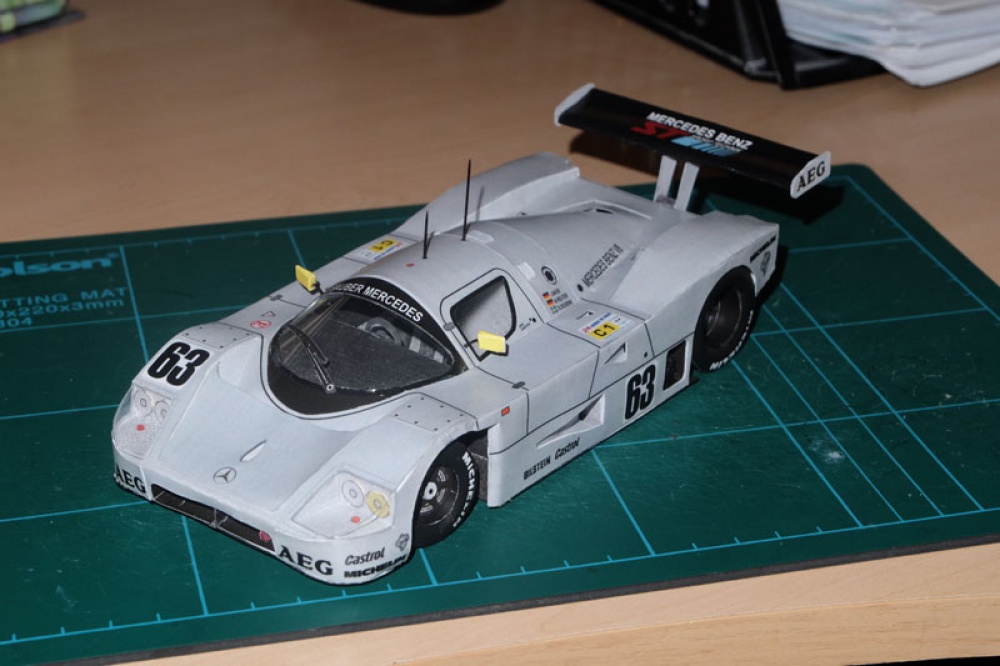 Sauber Mercedes C9 1989 (recolor) (Pln� velikost v nov�m okn�) Sauber Mercedes C9 1989 (recolor)