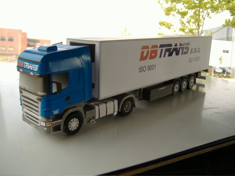 SCANIA a FRIGO návěs (Plná velikost v novém okně) SCANIA a FRIGO návěs