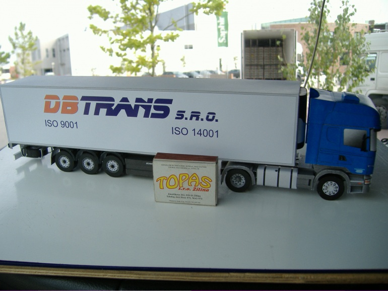 SCANIA a FRIGO návěs (Plná velikost v novém okně) SCANIA a FRIGO návěs