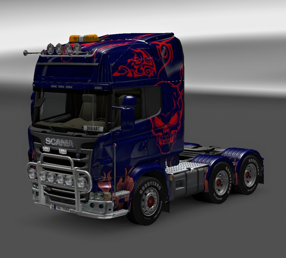 Scania R500 6x4 /free/ 1:25 (Plná velikost v novém okně) Scania R500 6x4 /free/ 1:25