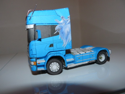 Scania R580 V8 Blue Eagle +Návěs Schwarzmuller Scania R580 V8 Blue Eagle +Návěs Schwarzmuller