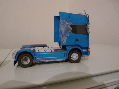 Scania R580 V8 Blue Eagle +Návěs Schwarzmuller Scania R580 V8 Blue Eagle +Návěs Schwarzmuller