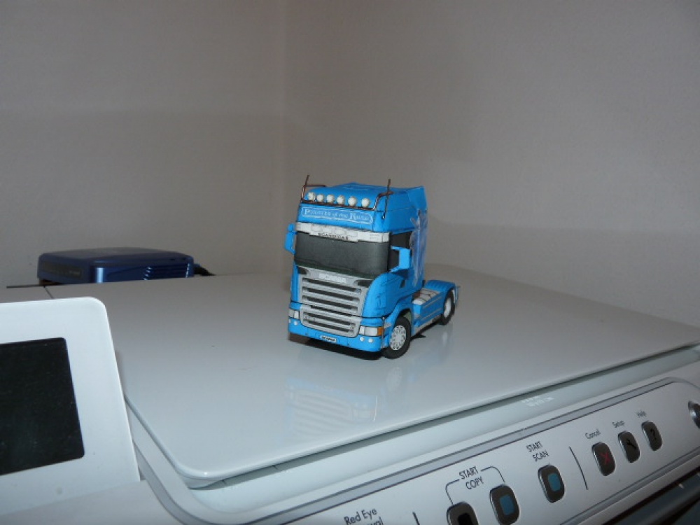 Scania R580 V8 Blue Eagle +Návěs Schwarzmuller (Plná velikost v novém okně) Scania R580 V8 Blue Eagle +Návěs Schwarzmuller