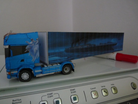 Scania R580 V8 Blue Eagle +Návěs Schwarzmuller Scania R580 V8 Blue Eagle +Návěs Schwarzmuller