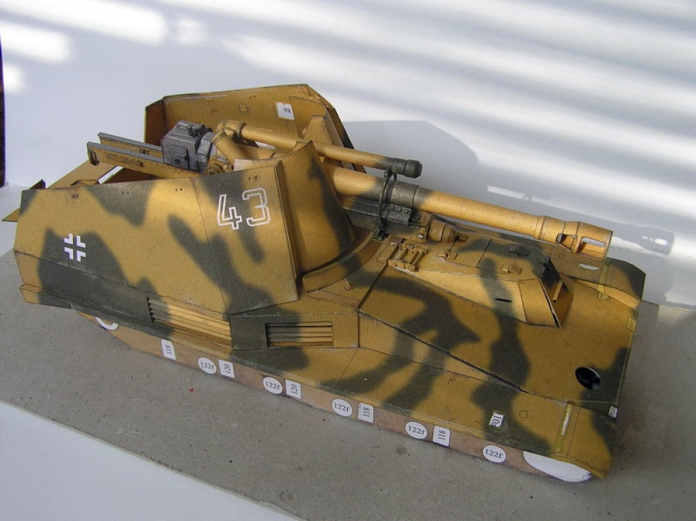 Sd.Kfz. 124 Wespe (Plná velikost v novém okně) Sd.Kfz. 124 Wespe