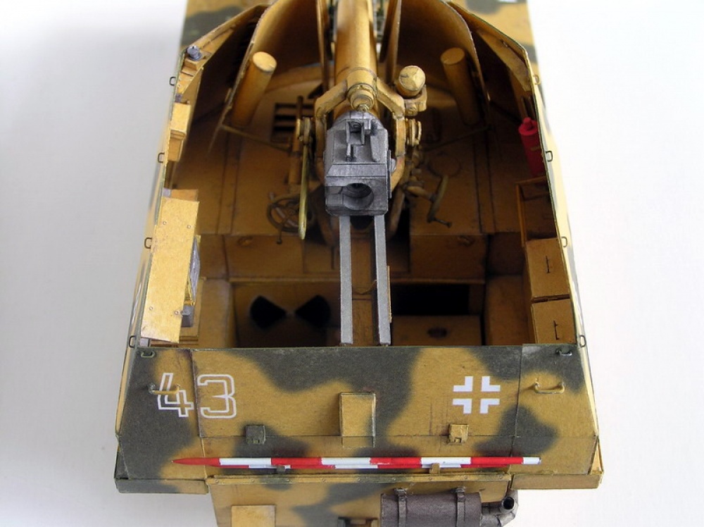 Sd.Kfz. 124 Wespe (Plná velikost v novém okně) Sd.Kfz. 124 Wespe