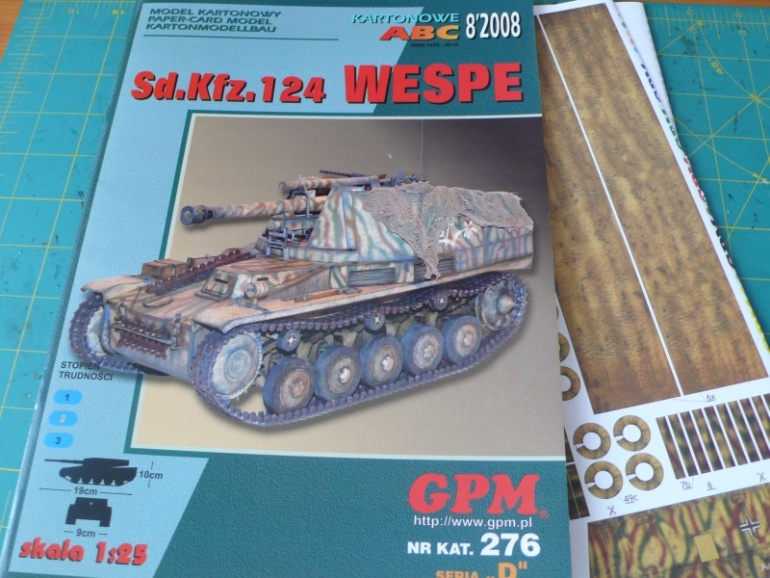 Sd. Kfz. 124 Wespe (Plná velikost v novém okně) Sd. Kfz. 124 Wespe
