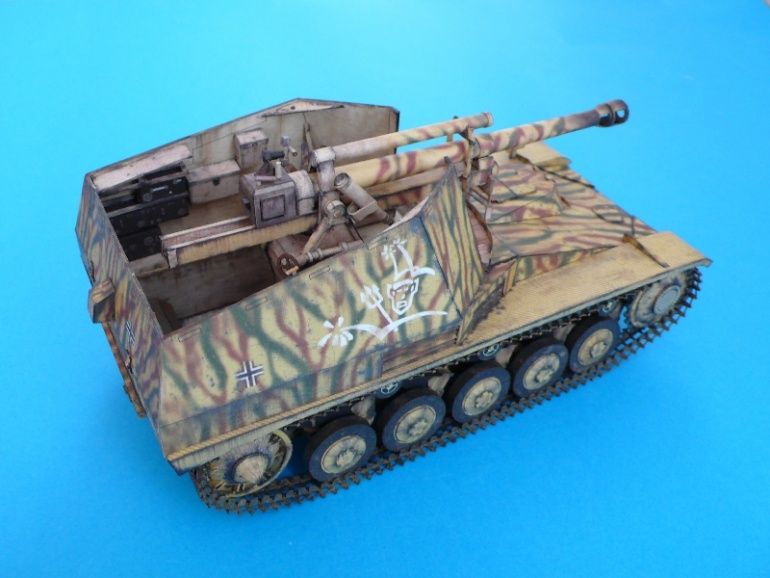 Sd. Kfz. 124 Wespe (Plná velikost v novém okně) Sd. Kfz. 124 Wespe