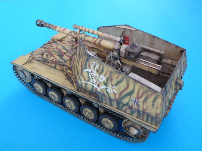 Sd. Kfz. 124 Wespe (Plná velikost v novém okně) Sd. Kfz. 124 Wespe